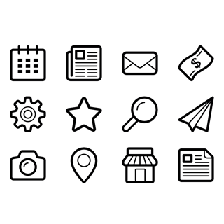 Linecons icon packages