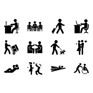 Humans icon packages