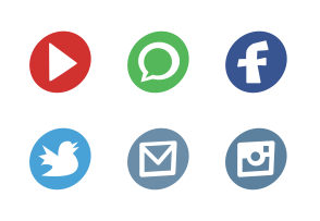 Comic Social Network icon packages