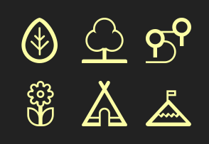 Camping & Nature icon packages