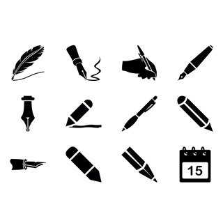 School Pen icon packages
