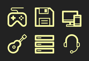 Multimedia icon packages