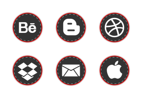 Social Media Stitches icon packages
