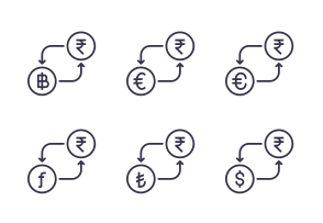 Currency Conversion - Indian Rupee icon packages
