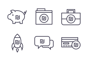 Currency - Shekel Vol 1 icon packages