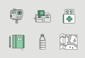 geest: Travel kit icon packages