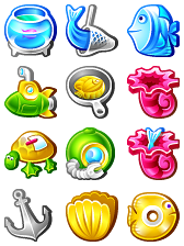 Underwater icon packages