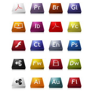 Adobe CS3 3DCons icon packages