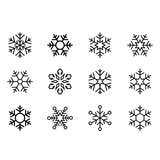 Snowflakes icon packages