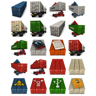 Container 2 icon packages
