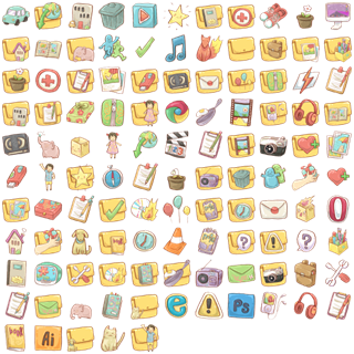 Harmonia Pastelis icon packages