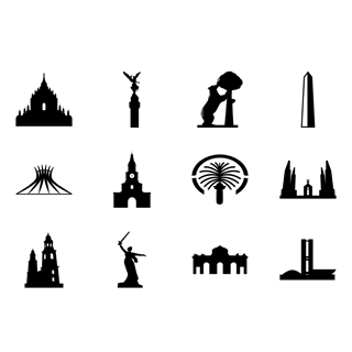 Monuments 2 icon packages