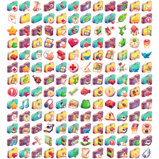 Summer Love Cicadas icon packages