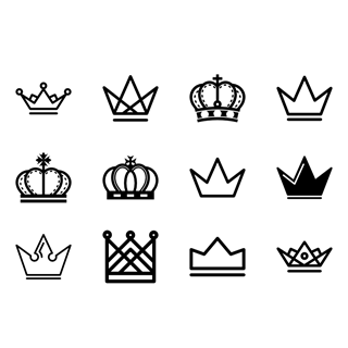 Royal Crowns icon packages