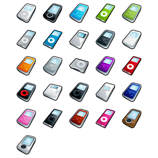 MP3 Player icon packages