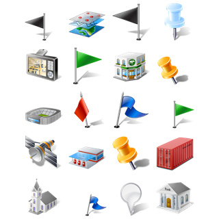 GIS/GPS/MAP icon packages