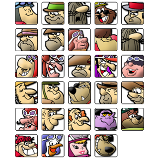 Wacky Dastardly icon packages