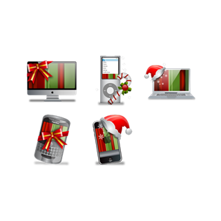Christmas Gadgets icon packages