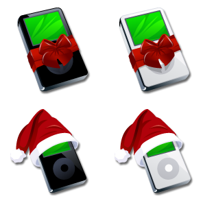 iPod Christmas icon packages