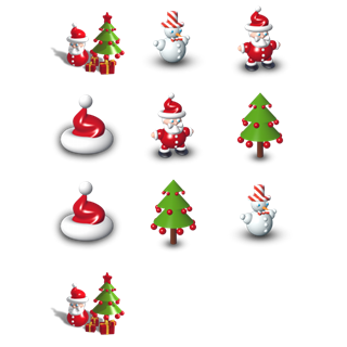 Xmas Dock icon packages