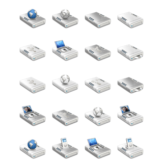 Layered Drives icon packages