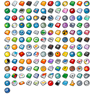 3D Cartoon Icons II icon packages