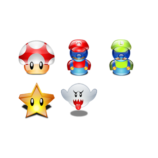 Mario Bros icon packages