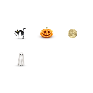 Lovely Halloween icon packages