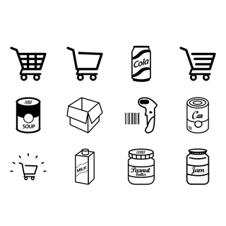 Shopping Store icon packages