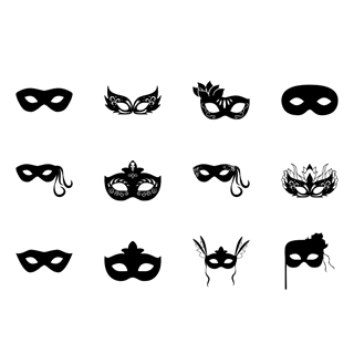 Carnival Masks icon packages