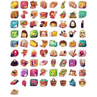 in Spirited WE Love icon packages