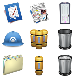 Monsters Inc. icon packages