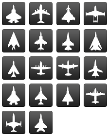 Aircraft Icons icon packages