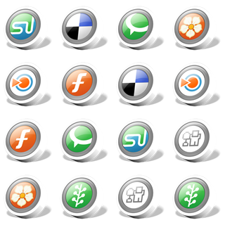 Webdev Social Bookmark icon packages
