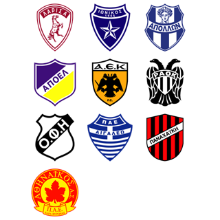 Greek Football Club icon packages