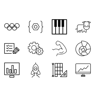 Several Stroke icon packages