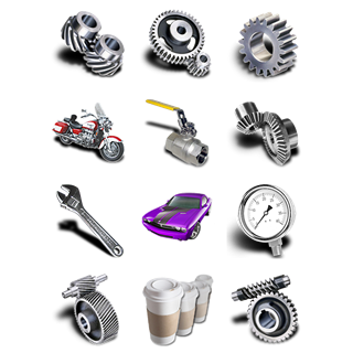 Gear icon packages
