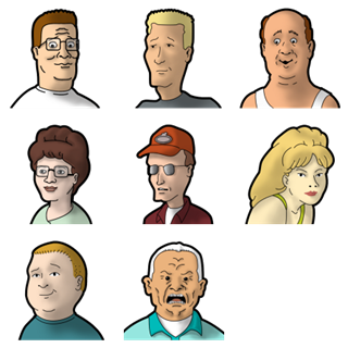 King of The Hill icon packages