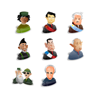 Political Characters II icon packages