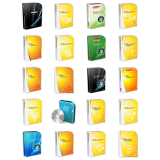 Microsoft 2007 Boxes icon packages
