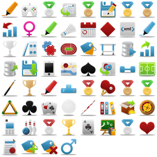 Pretty Office Icon Set Part 7 icon packages