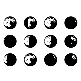 Moon Phase 2 icon packages