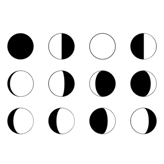 Moon Phase 3 icon packages