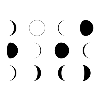 Moon Phase 4 icon packages