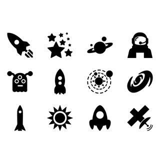 Outer Space icon packages