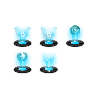 Hologram icon packages