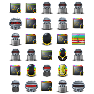 Daft Punk icon packages