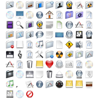Aqua Neue (Graphite) icon packages