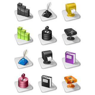 Office Dock Icons icon packages