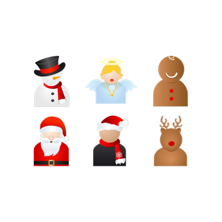 Xmas People icon packages